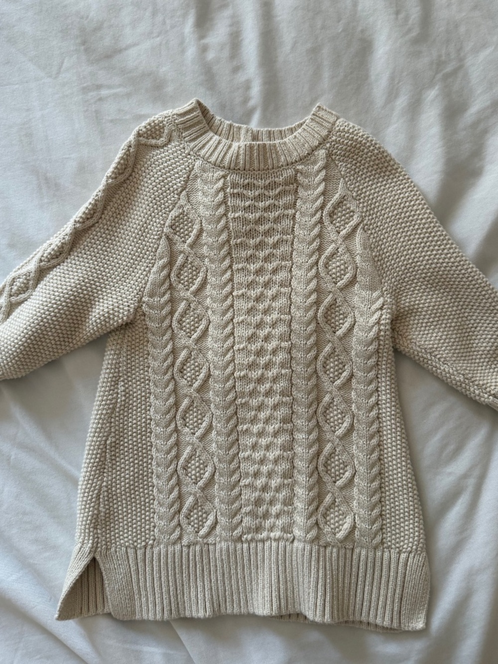 Knitted girl dress